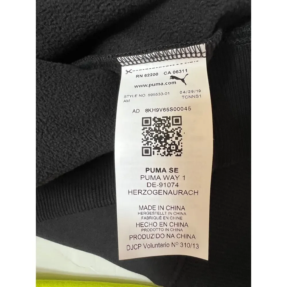 Puma x Ader T7 Men's Track Jacket Pant 95533 01Black/Neon Size M NWT